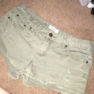 Army Green shorts